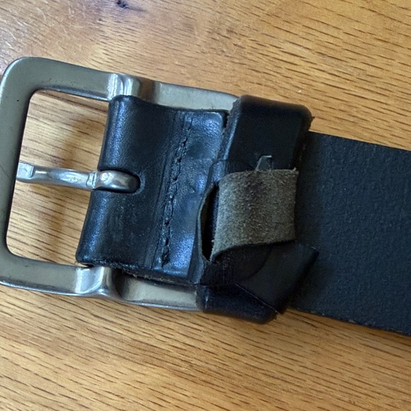 J. Crew Black Leather Belt - Picture 8 of 8